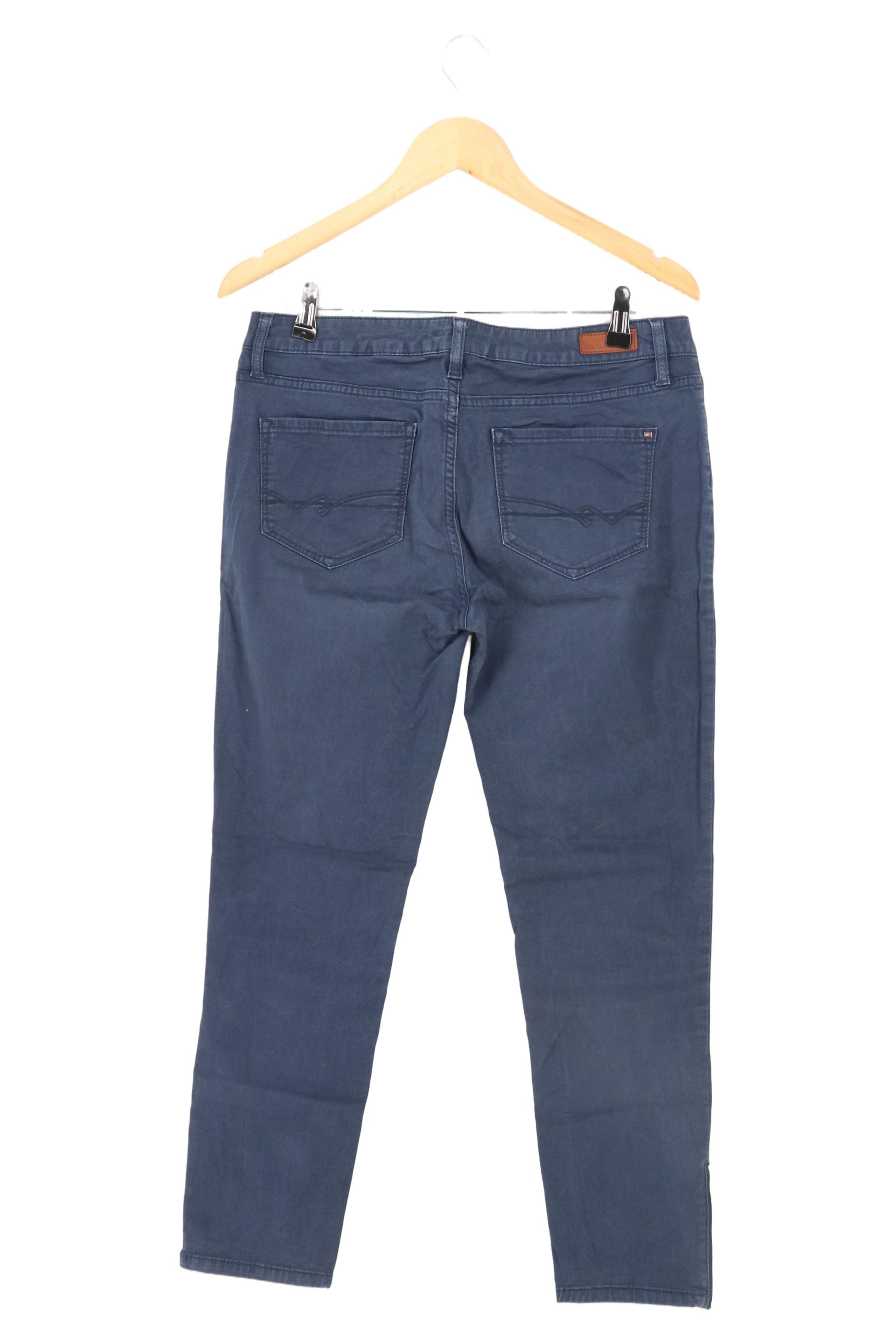 Tommy Hilfiger Pantalon en Tissu Femme Bleu Casual soldes (W28)