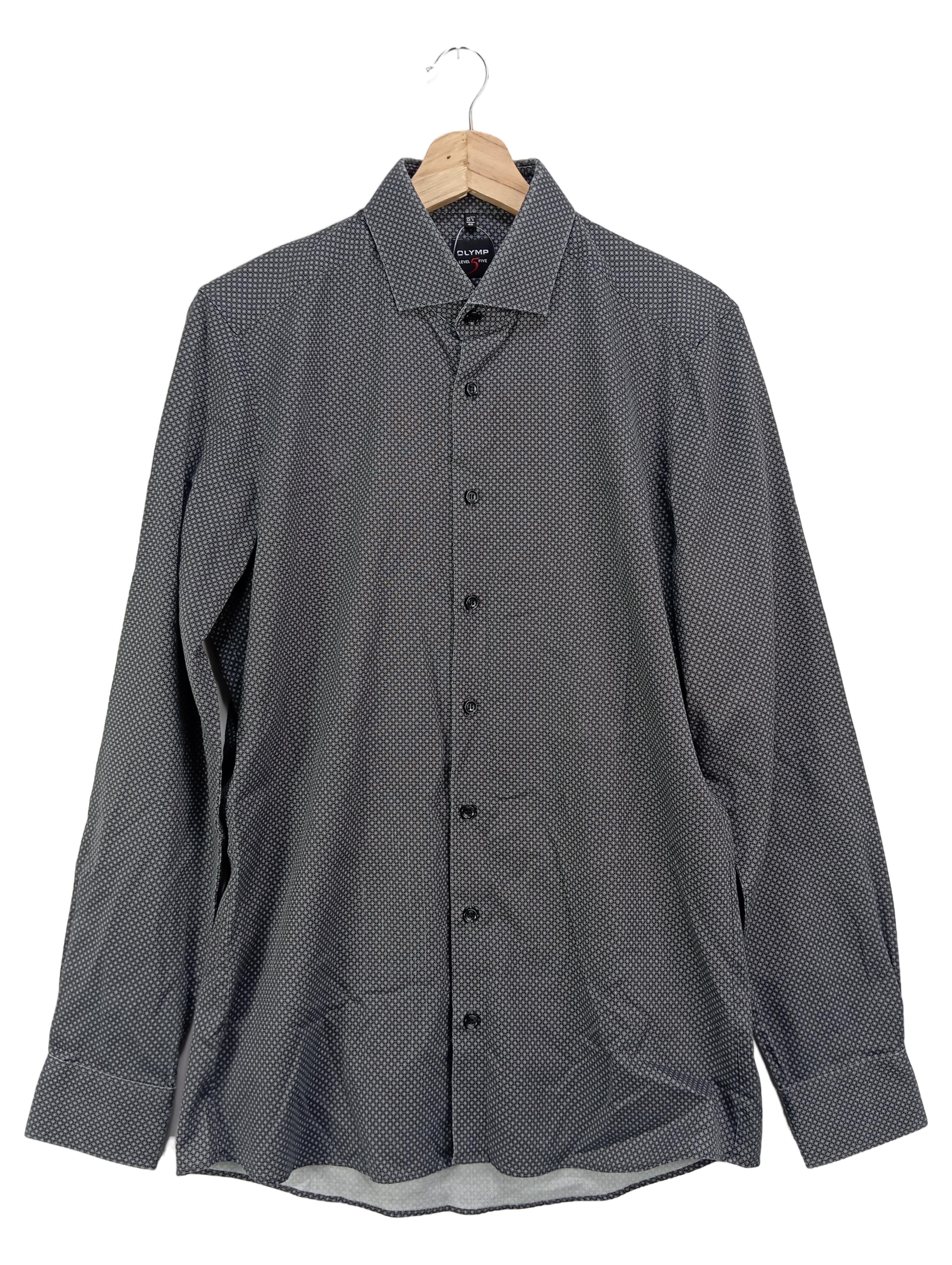 Original:  Business Hemd Level Five grau gepunktet Gr. 40 M