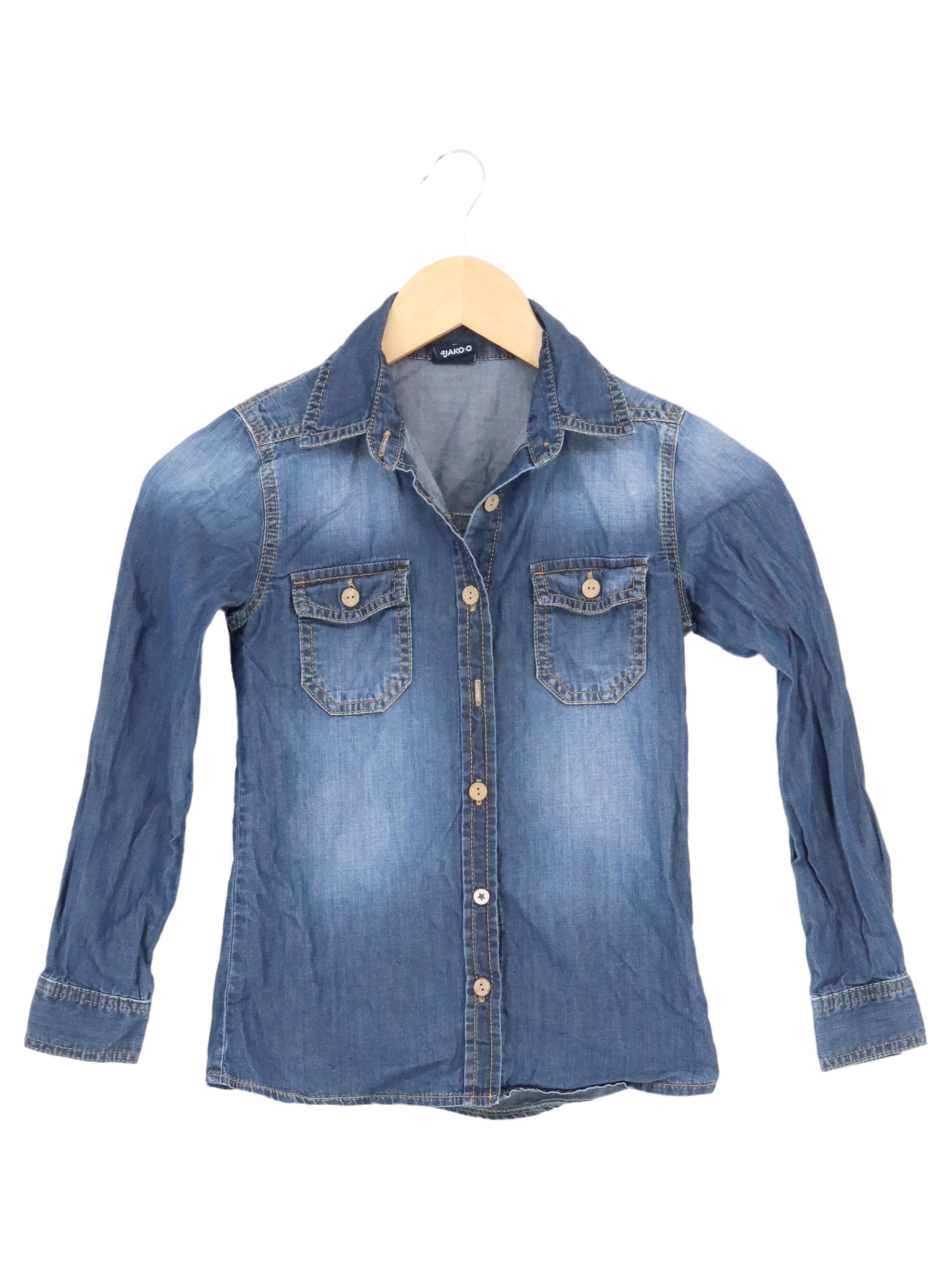 Original:  Jeansjacke Kinder Gr. 128 Blau - Top Zustand