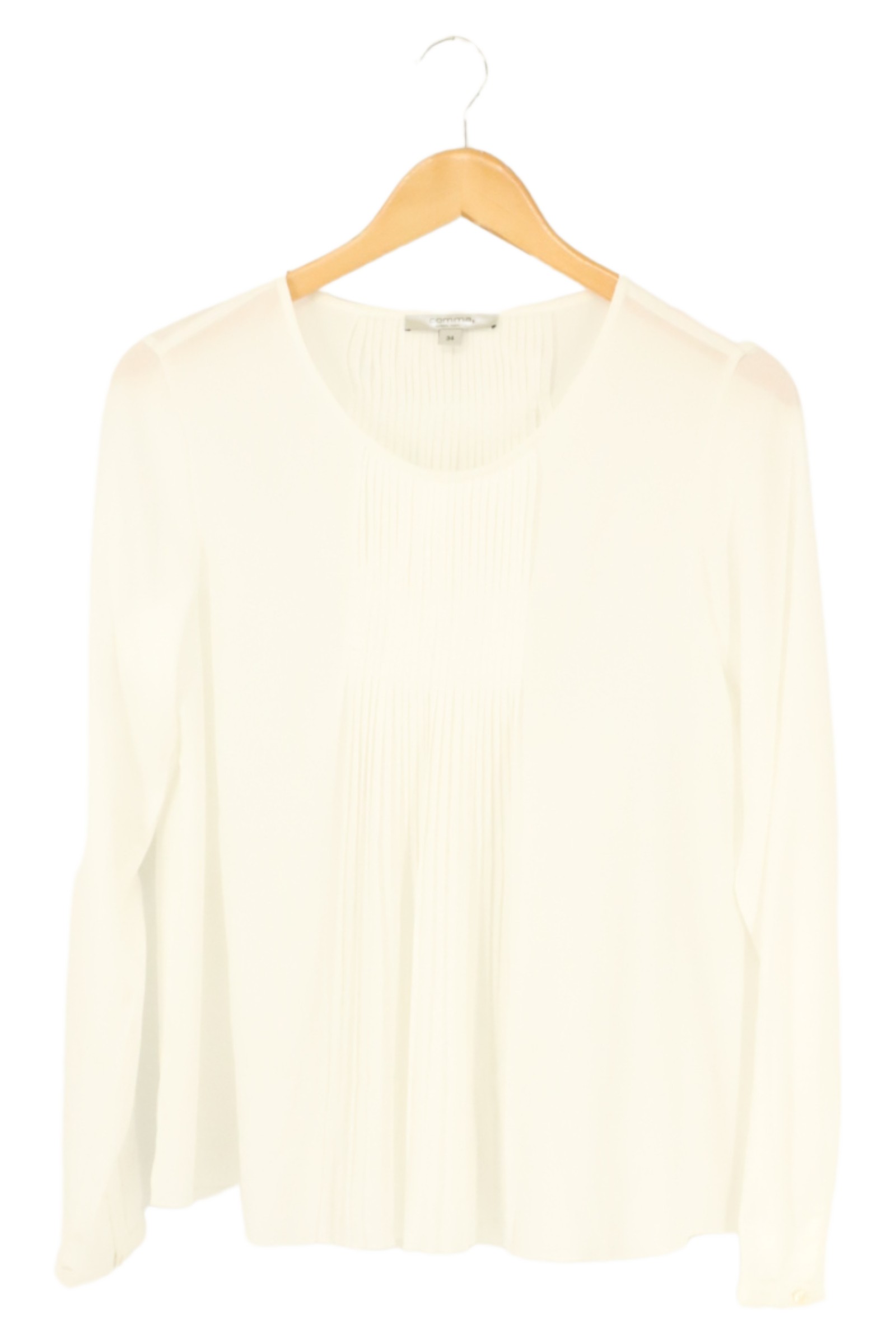 Original:  Bluse Beige Gr. 34 Damen Elegant Klassisch