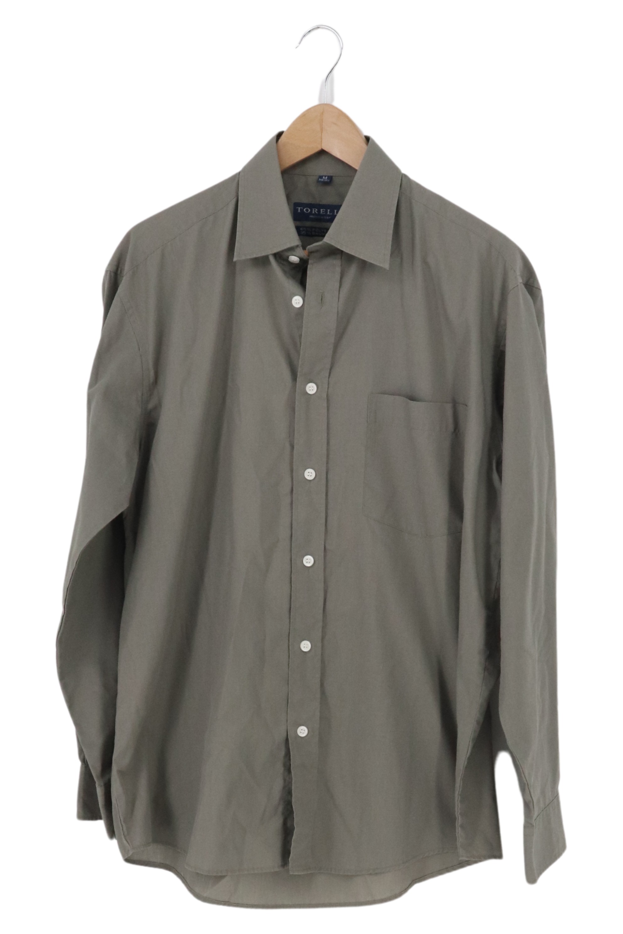 Original:  Business Hemd Herren Gr. M Grau Klassisch Elegant