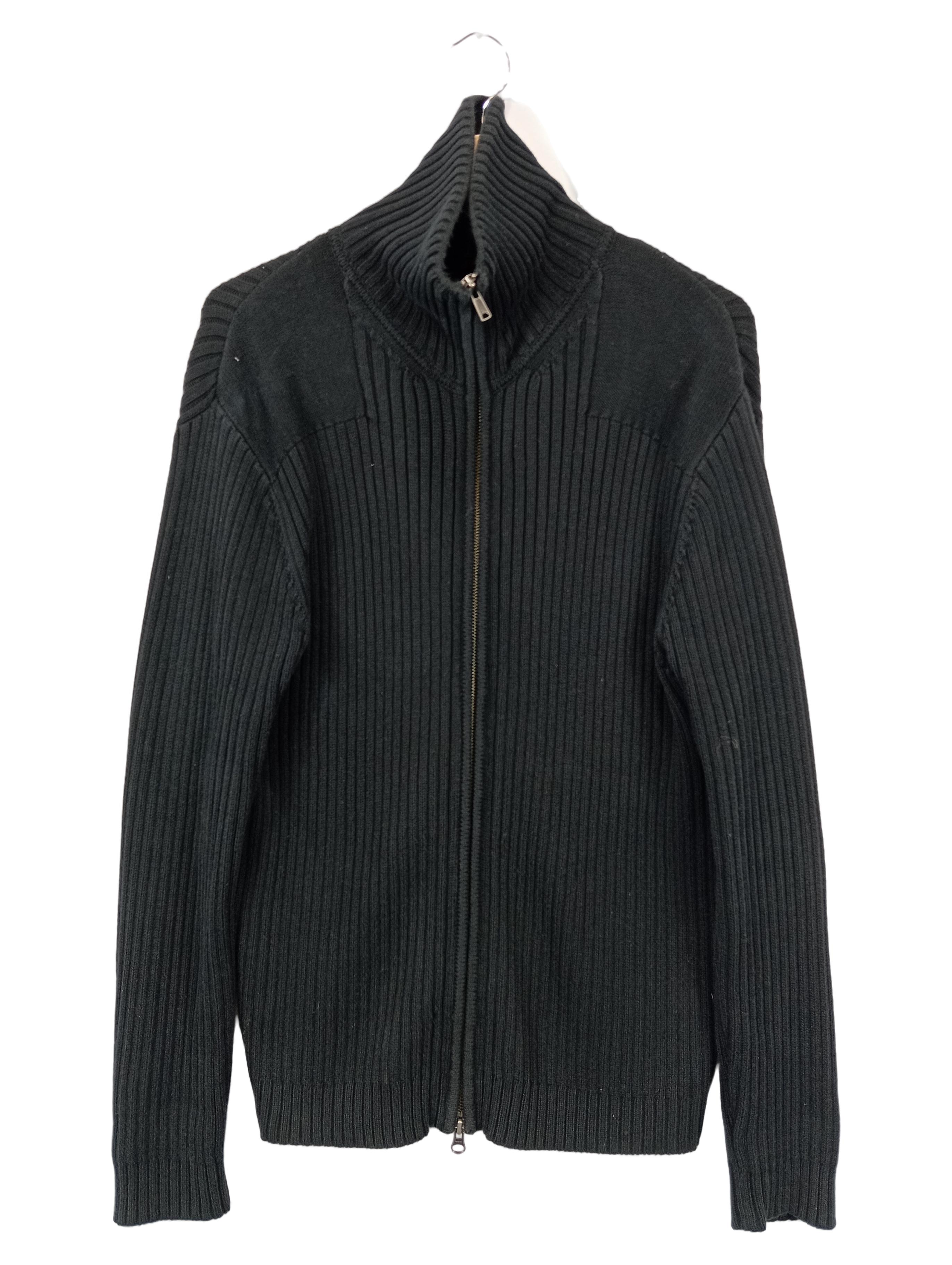 Original:  Herren Strickjacke M Schwarz Klassisch