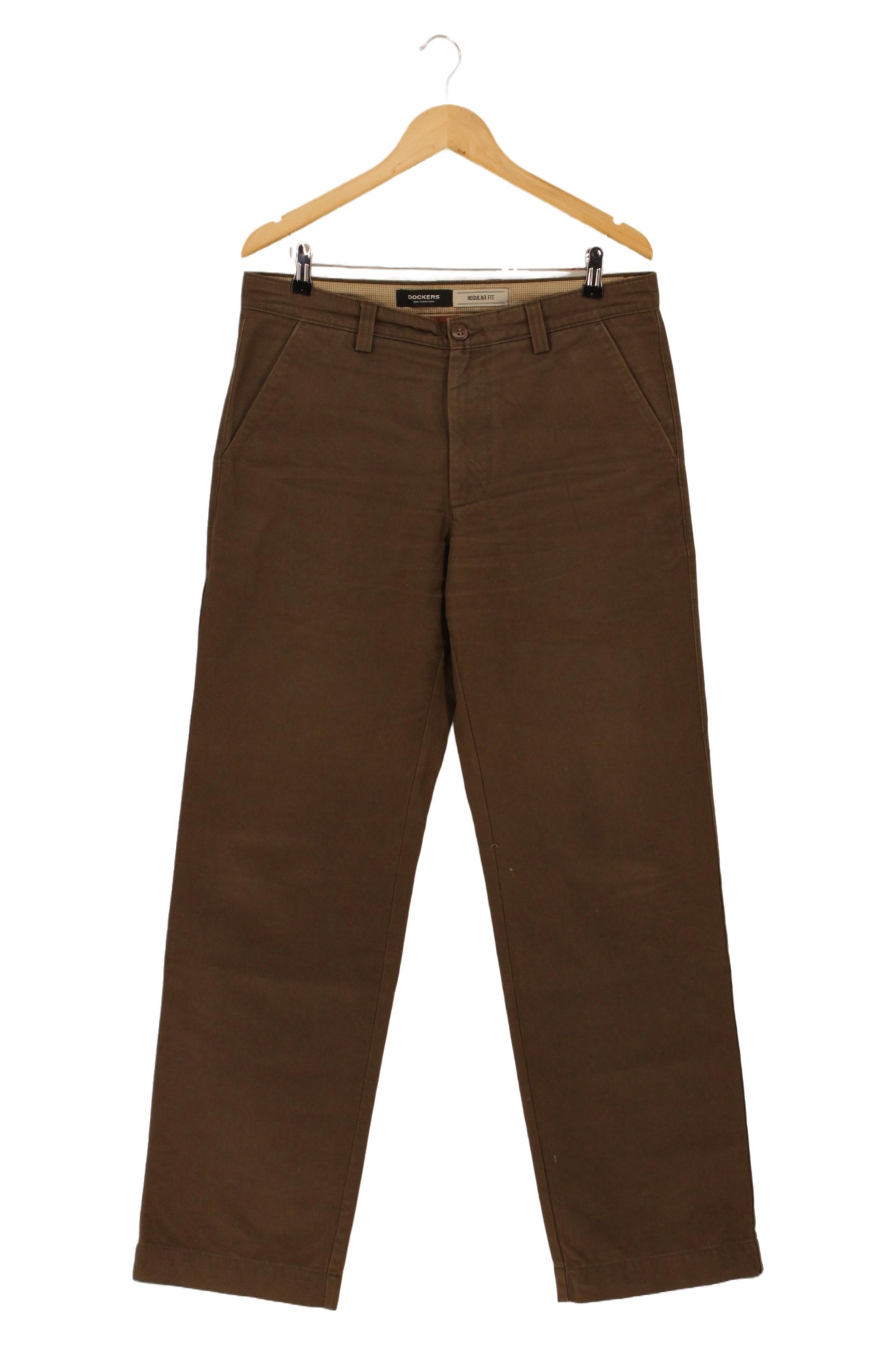 Original:  Herren Jeans W34 L34 Braun Klassisch Straight Leg