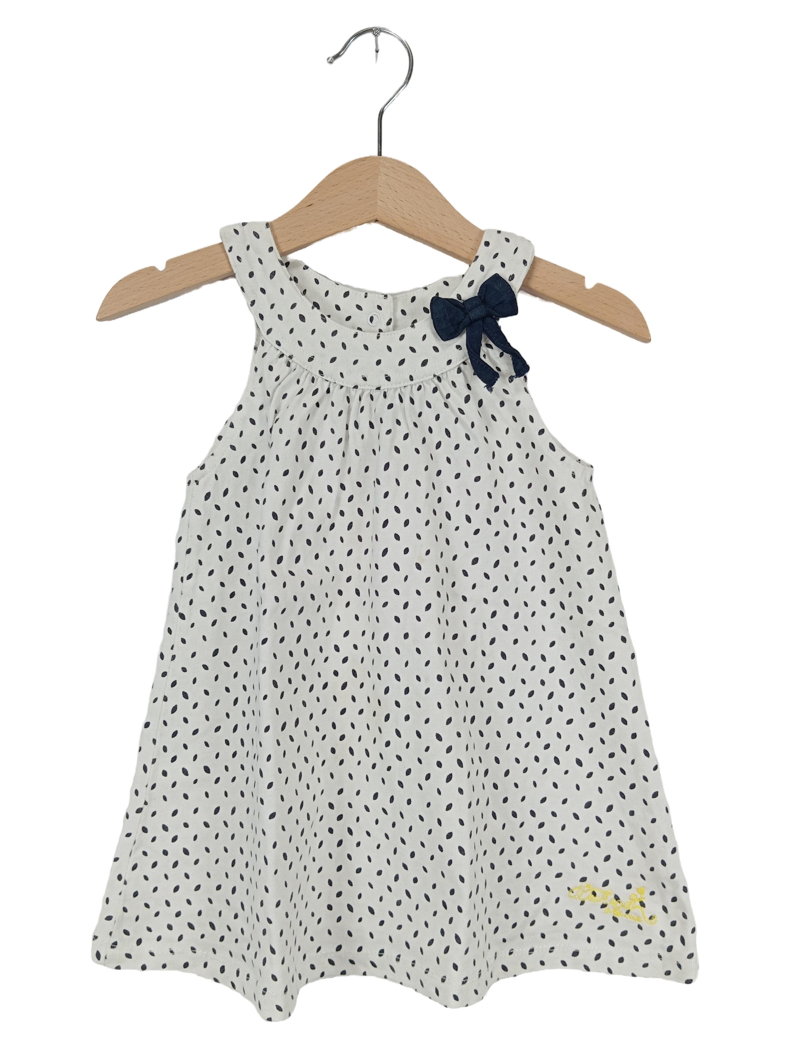 Original: Weekend Kleid Gr. 104 Punkte Schleife Baumwolle Mädchen Sommerkleid