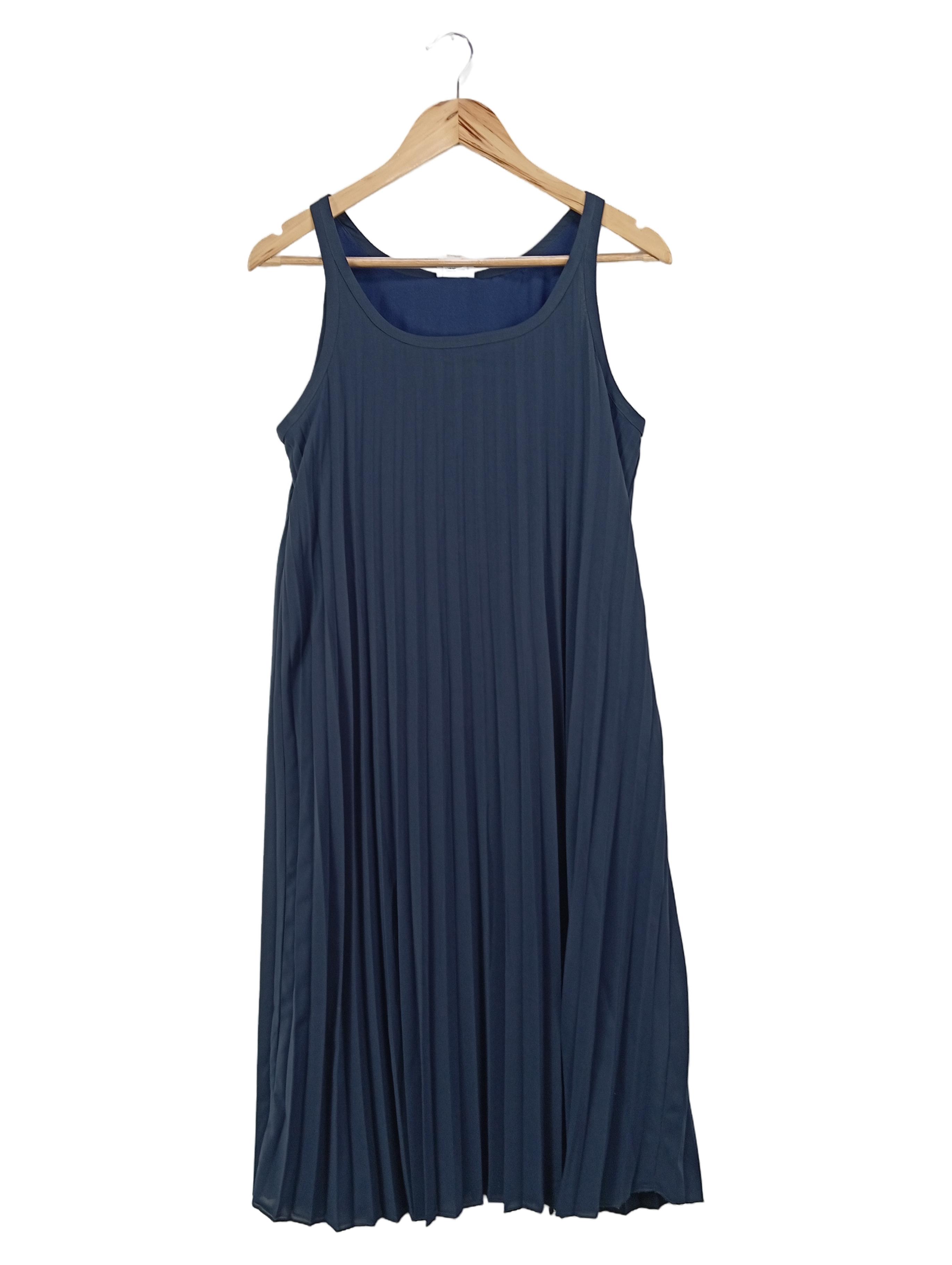 Original:  Damen Sommerkleid Trägerkleid Blau 38 Elegant