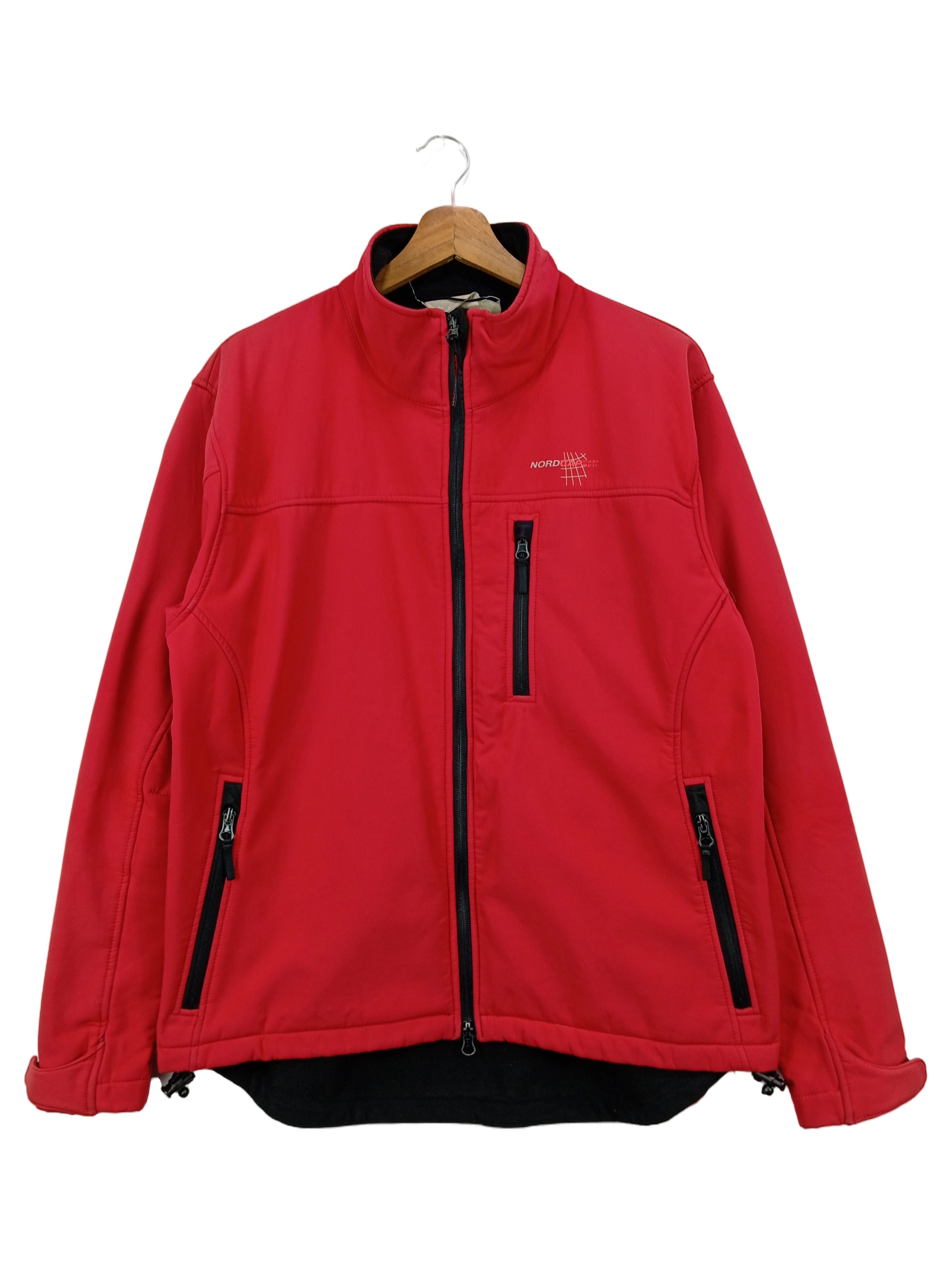 Original:  Outdoorjacke Herren M Rot Reißverschluss