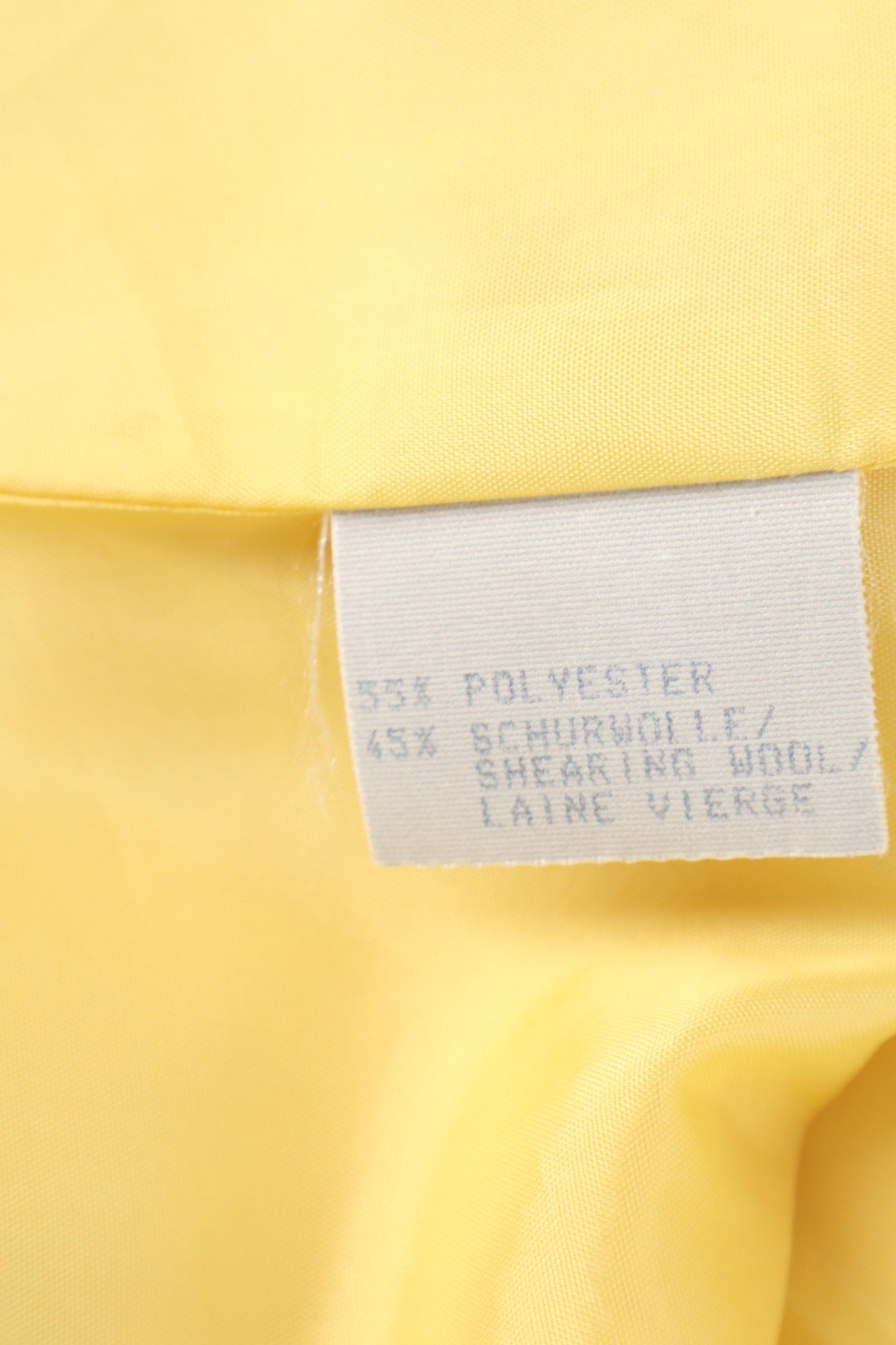 Déguisement femme GIVENCHY taille 46 jaune élégant soldes jupe veste