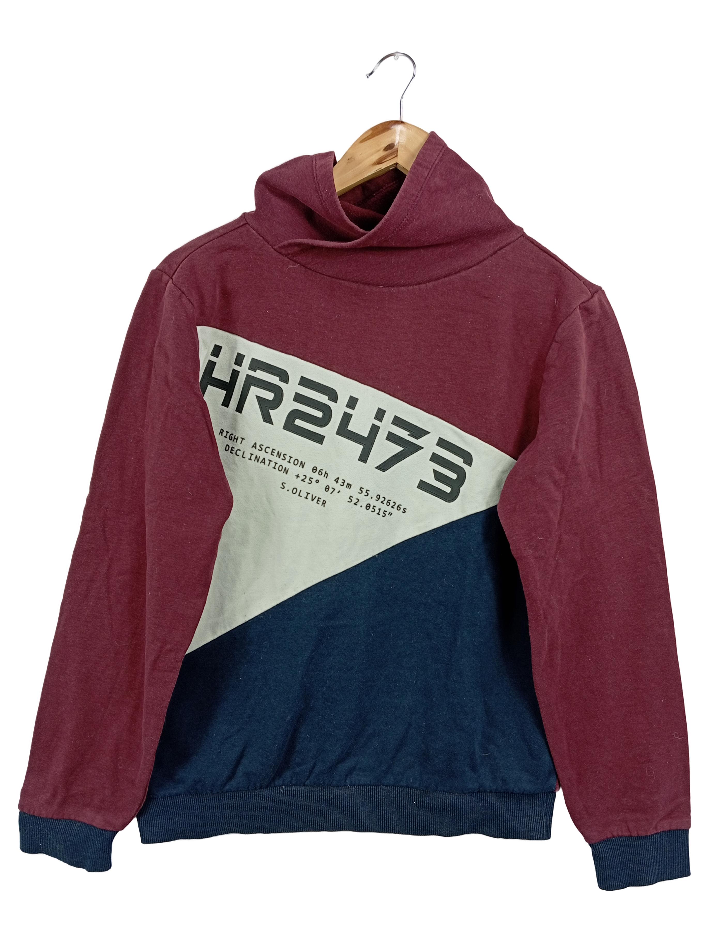 Original:  Herren Sweatshirt L 164 rot blau modern